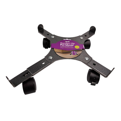 Jack Heavy Duty Extendable Pot Mover - 100kg Steel - Grey Finish