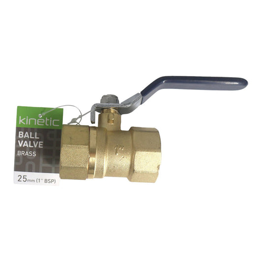 Kinetic Brass Lever Handle Water Ball Valve - 25mm - Lead Free - Durable – view 2 - Auzzistore