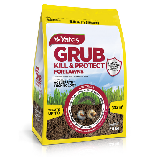 Yates Grub Kill & Protect - 2.5kg - Granules - Lawn Pest Control - Auzzistore