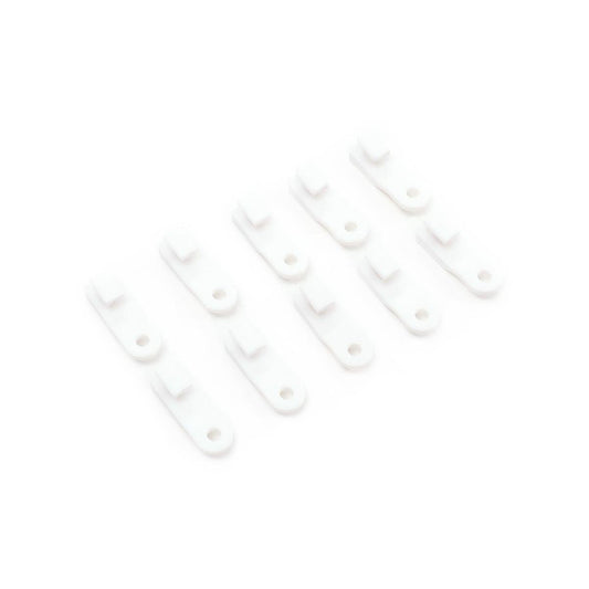 Windoware White Curtain Track Glider 10 Pack - Plastic - Durable - Easy Fit - Auzzistore