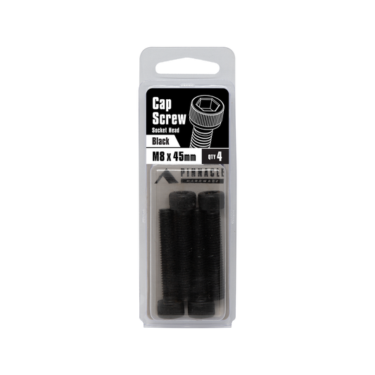 Pinnacle M8 x 45mm Black Oxide Socket Head Cap Screw - 4 Pack – view 2 - Auzzistore
