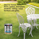 White Knight Rust Guard 4L Golden Yellow Gloss Epoxy Enamel Paint - UV-Resistant - Durable Metal Protection