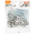 Taskmaster Connector Cam Bolts - M6 x 40mm - 20 Pack - Rust Resistant