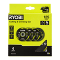 Ryobi 4 Piece Cutting and Grinding Set - 125mm - Metalworking Precision