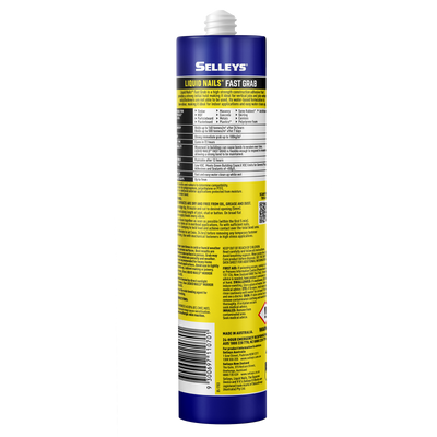 Selleys Liquid Nails 420g Construction Adhesive Fast Grab 3 Pack