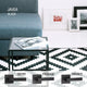 Lemaar Black Javea Lever Passage Set 65mm Zinc Durable Finish