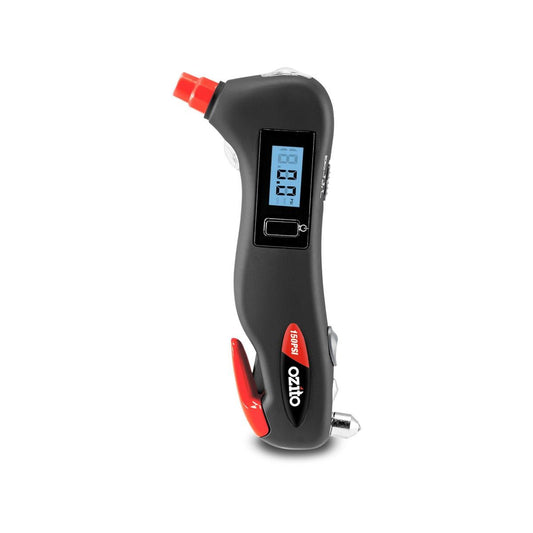 Ozito Digital Tyre Pressure Gauge DPG 150 - Compact - LED Light - 150 PSI