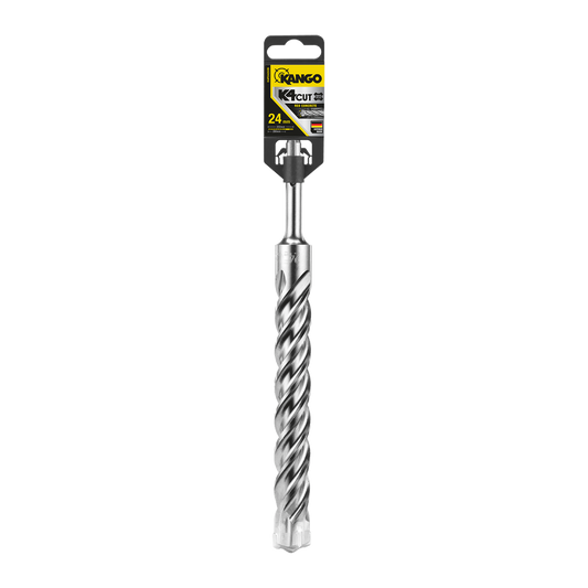 Kango SDS Plus Drill Bit - 24mm - Steel - Low Vibration Performance - Auzzistore