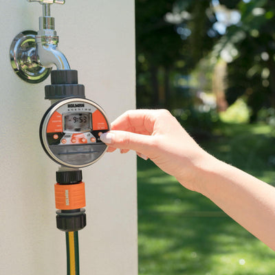 Holman Automatic Digital Tap Timer - 9V Battery - Easy Programming - Water Control