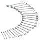 Stanley 22 Piece Spanner Set - Full Polish Chrome - Metric AF - Durable