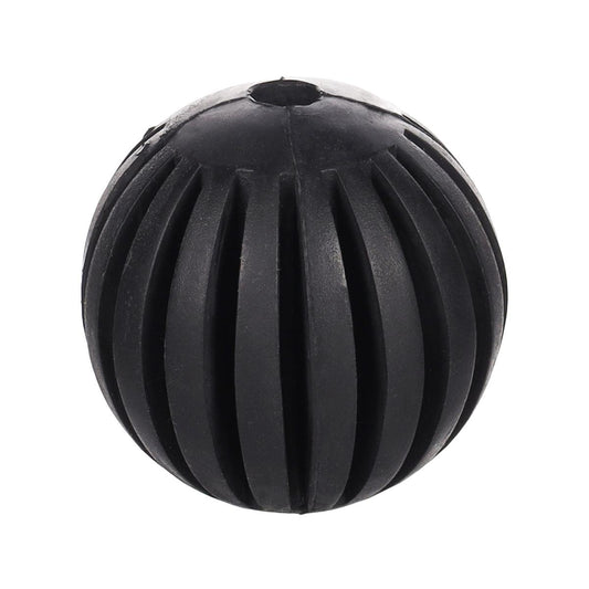 Gladiator 7 Black Rubber Ball Dog Toy - 8cm - Durable - Dental Care - Auzzistore