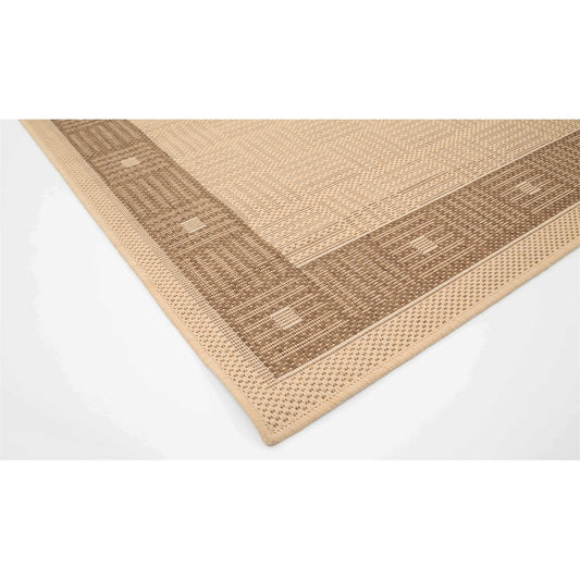 Hufflett Ceduna 200 x 285cm Bone Border Polypropylene Rug Flat Weave – view 2