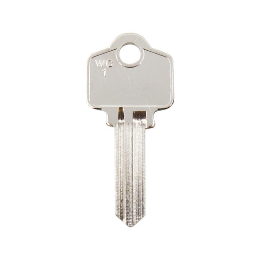 EHI Blank Key - 54mm - Nickel Plated Brass - Silver Colour - Auzzistore