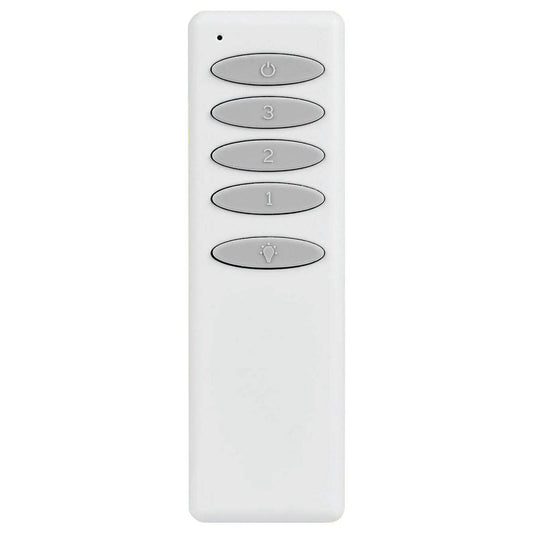 Brilliant Slimline AC Ceiling Fan Remote - Digital Pairing - 35mm x 114mm - White - Auzzistore
