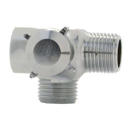 Flexispray Flow Switch - 130mm x 50mm x 180mm - Brass - Chrome Plated - Auzzistore