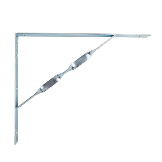 Carinya Heavy Duty Twisted Stay Bracket 500x400mm Zinc 300kg Capacity – view 2 - Auzzistore