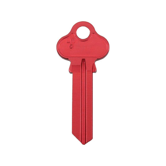 EHI Blank Key - 55mm - Aluminium - Red - Auzzistore