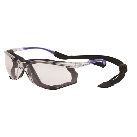 Protector Safety Glasses - Clear - Polycarbonate - Dust Guard - Auzzistore