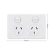 Deta X6 Double Power Point 10 Pack - 10 Amp - ABS - Quick Install