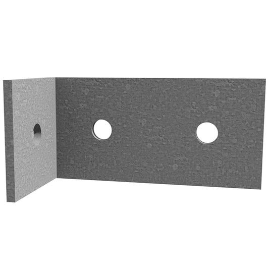 Dunnings Galvanised Angle Bracket 65x130x65mm 5mm Steel Heavy-Duty - Auzzistore