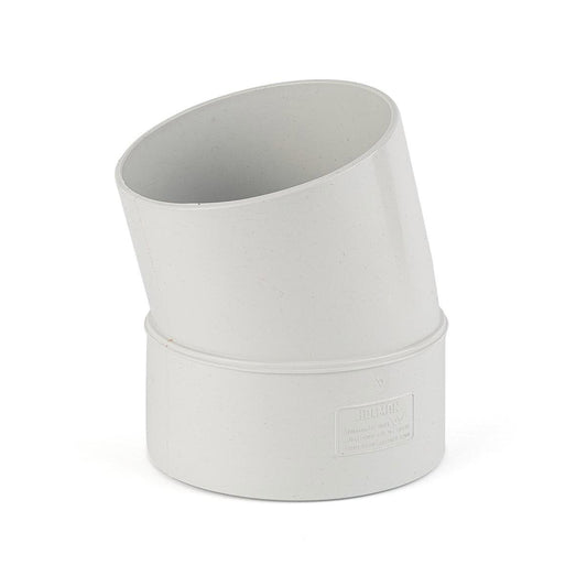 Holman PVC DWV Bend - 100mm - Grey - Male & Female 15° - Auzzistore