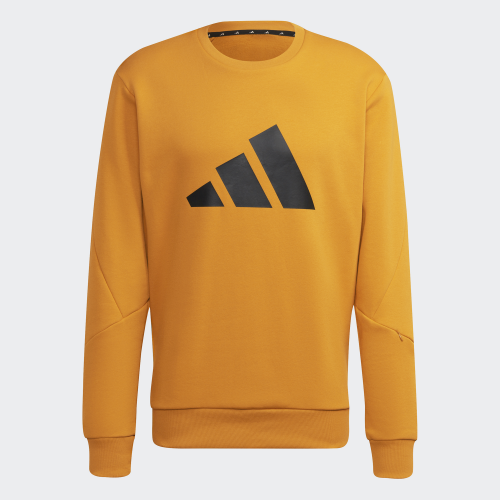 Adidas Men's Future Icons Crew Sweatshirt (Focus Orange)
