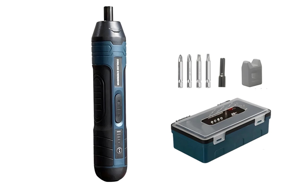 40 Piece 3.6V Cordless Electric Screwdriver Set