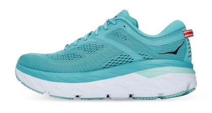 Hoka One One Women's Bondi 7 Running Shoes (Aquarelle/Eggshell Blue, Size 9.5 US)