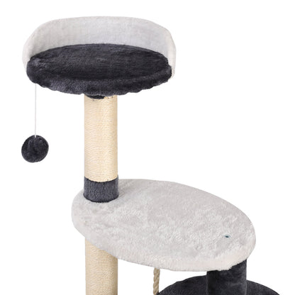 i.Pet Cat Tree 112cm Trees Scratching Post Scratcher Tower Condo House Furniture Wood | Auzzi Store