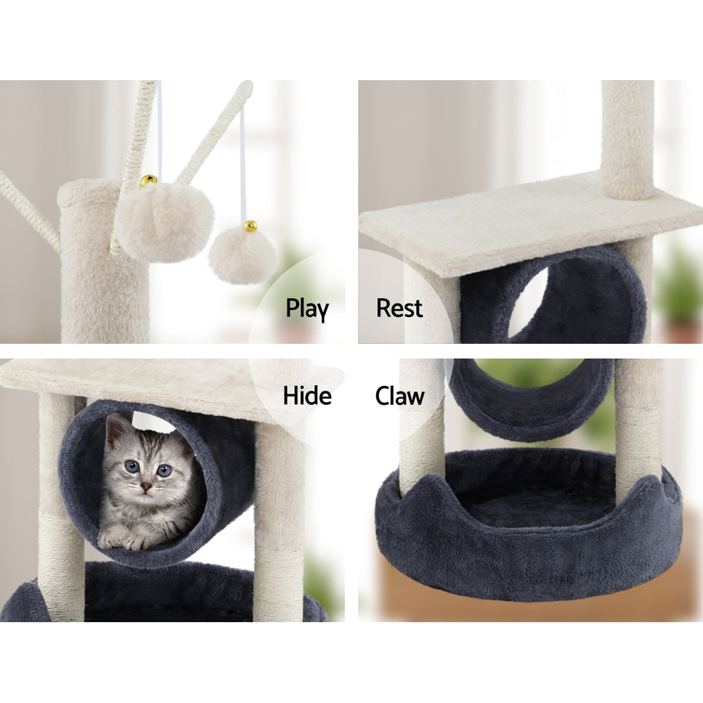 i.Pet Cat Tree Scratching Post 76cm Scratcher Tower Condo House Hanging toys | Auzzi Store