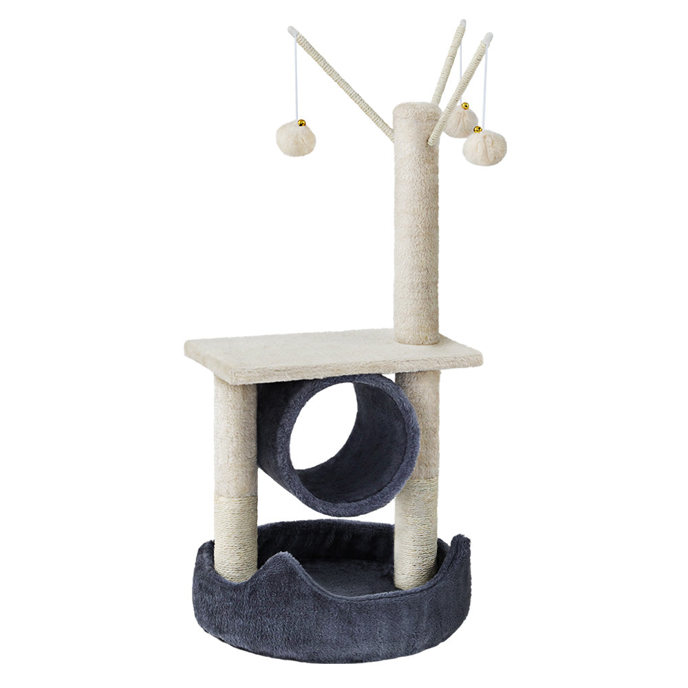 i.Pet Cat Tree Scratching Post 76cm Scratcher Tower Condo House Hanging toys | Auzzi Store