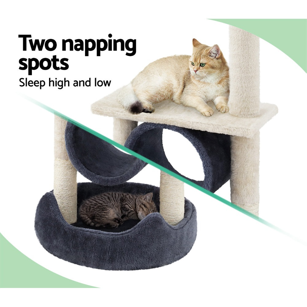 i.Pet Cat Tree Scratching Post 76cm Scratcher Tower Condo House Hanging toys | Auzzi Store