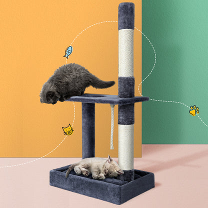 i.Pet Cat Tree Scratching Post Scratcher Tower Condo House Grey 102cm | Auzzi Store