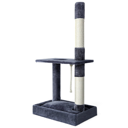 i.Pet Cat Tree Scratching Post Scratcher Tower Condo House Grey 102cm | Auzzi Store