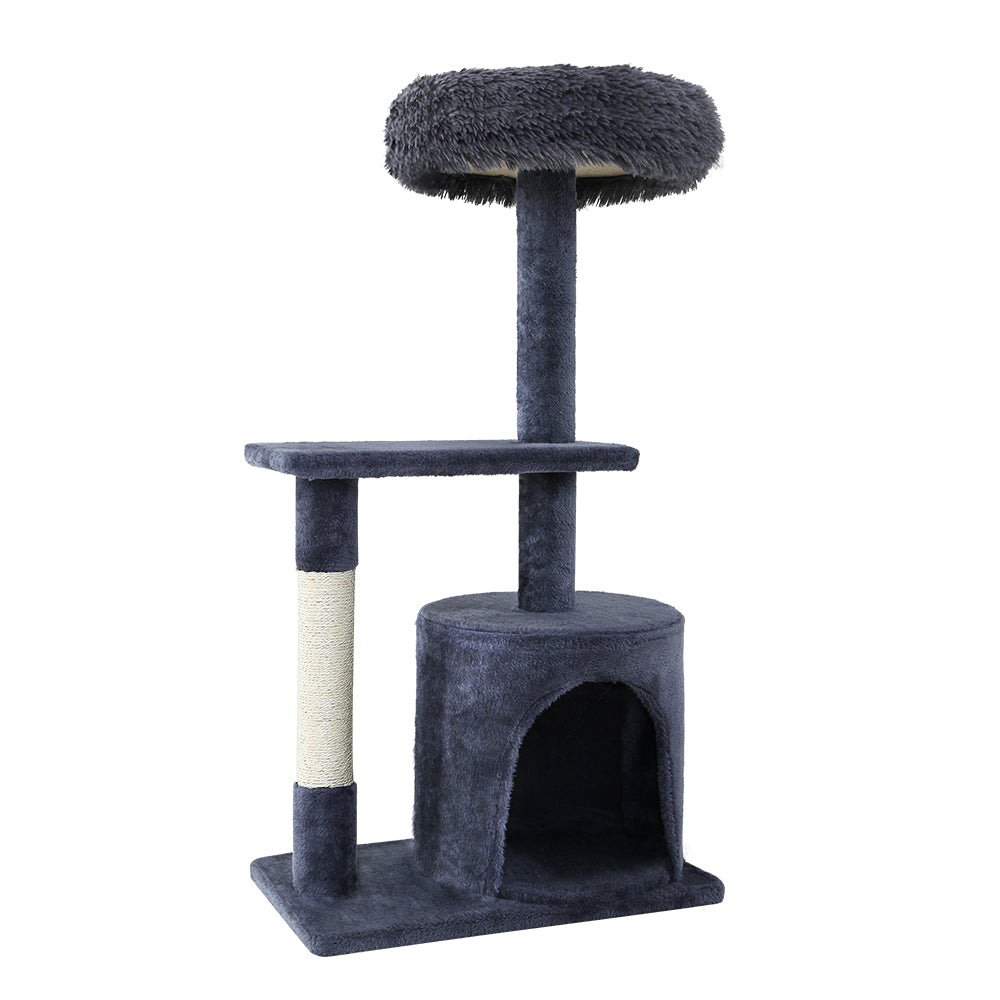 i.Pet Cat Tree Scratching Post Scratcher Tower Condo House Grey 94cm | Auzzi Store