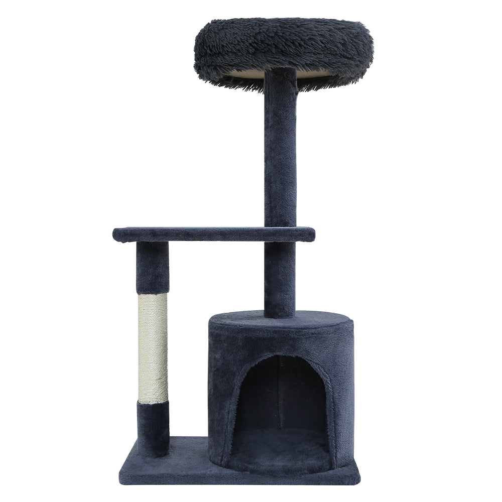 i.Pet Cat Tree Scratching Post Scratcher Tower Condo House Grey 94cm | Auzzi Store