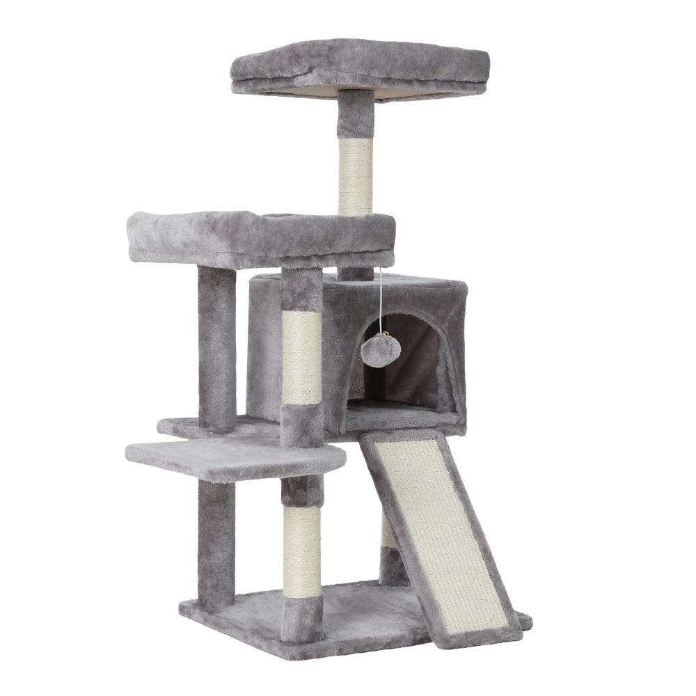i.Pet Cat Tree Tower Scratching Post Scratcher Wood Condo House Bed Trees 103cm | Auzzi Store