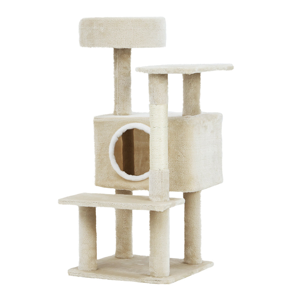 i.Pet Cat Tree Tower Scratching Post Scratcher Wood Condo House Bed Trees 90cm | Auzzi Store