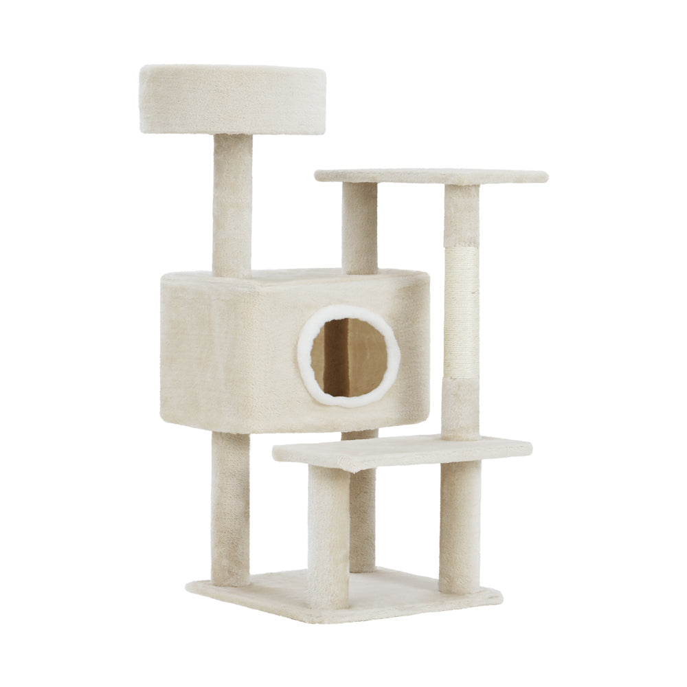 i.Pet Cat Tree Tower Scratching Post Scratcher Wood Condo House Bed Trees 90cm | Auzzi Store