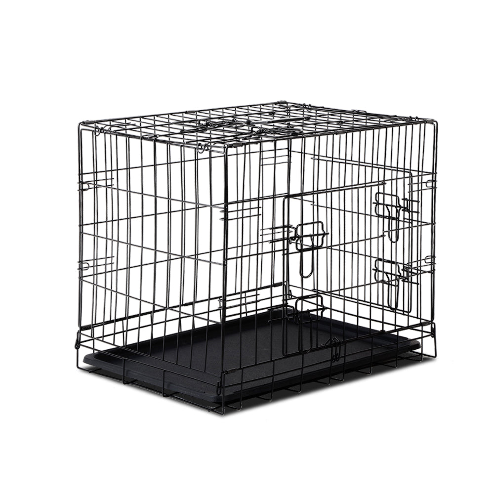 i.Pet Dog Cage 24inch Pet Cage - Black | Auzzi Store