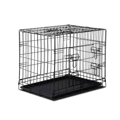 i.Pet Dog Cage 24inch Pet Cage - Black | Auzzi Store