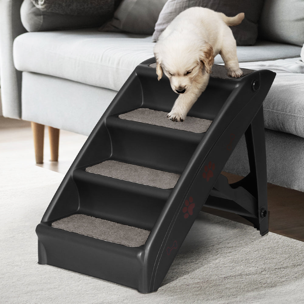 i.Pet Dog Ramp For Bed Sofa Car Pet Steps Stairs Ladder Indoor Foldable Portable | Auzzi Store