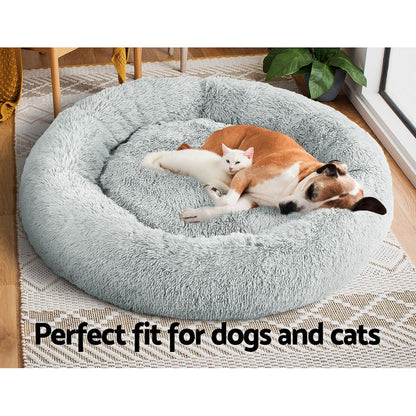 i.Pet Pet Bed Dog Bed Cat Extra Large 110cm Light Grey | Auzzi Store