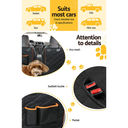 i.Pet Pet Car Seat Cover Dog Hammock Protector Back Waterproof Belt Non Slip Mat | Auzzi Store