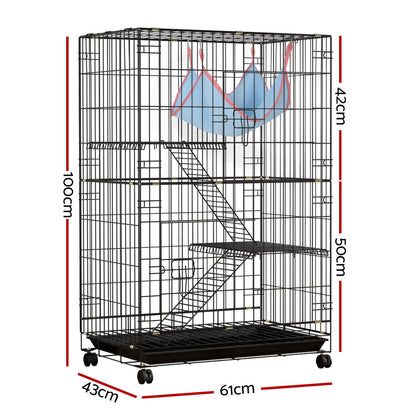 i.Pet Rabbit Cage Indoor Hutch Guinea Pig Bunny Ferret Hamster Pet Cage Outdoor | Auzzi Store