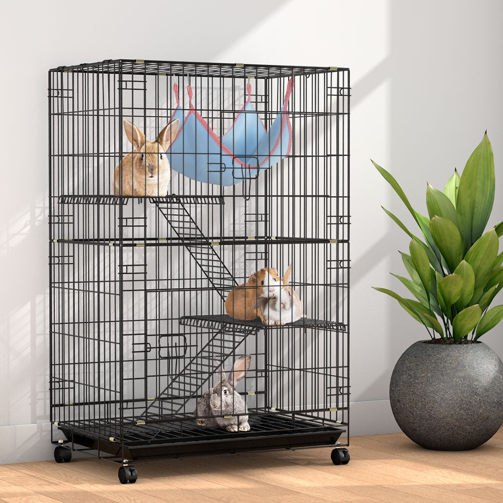 i.Pet Rabbit Cage Indoor Hutch Guinea Pig Bunny Ferret Hamster Pet Cage Outdoor | Auzzi Store