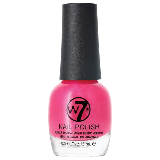 W7 Nail Polish 14 Fluorescent Pink - Pink
