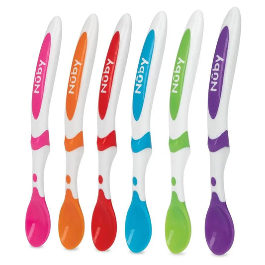Nuby Weaning Spoons - 6 Pack for Easy Feeding – view 2 - Auzzistore