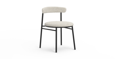 Brosa Lancel Set of 2 Dining Chairs - Light Cream Boucle