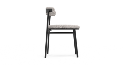 Brosa Lancel Set of 2 Dining Chairs - Pebbled Sand Boucle